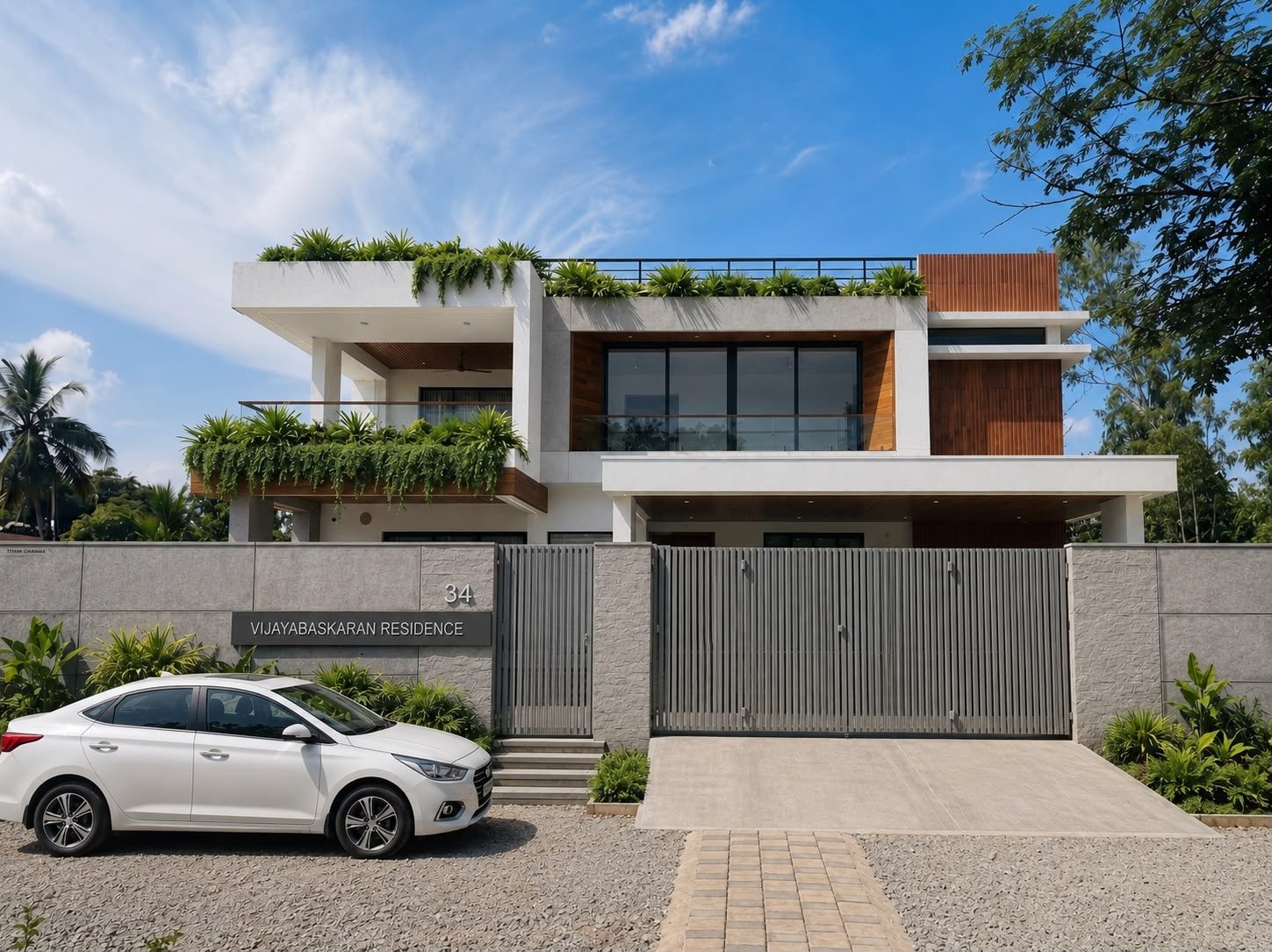 Design render of the same elevation